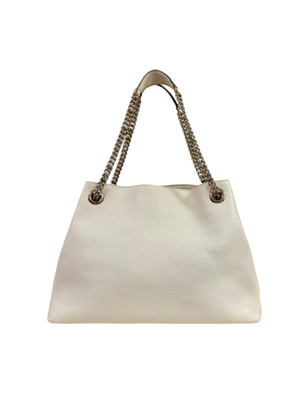 Gucci Soho Shoulder Bag Leather White Vintage - Picture 3 of 10
